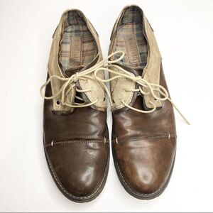 Bed Stu Brown and Tan Loafers